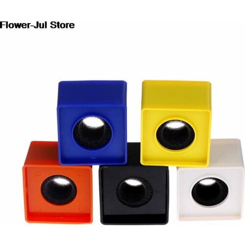 2021 1pc ABS Square Shaped Interview KTV Mic Microphone Logo Flag Station