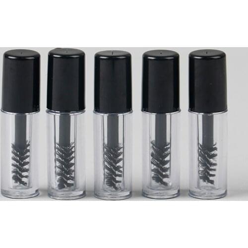 5Pcs 0.8ml Empty mascara bottles with wand Refillable Empty Mascara Tube DIY Wand Eyelash Cream Container Liquid Bottle