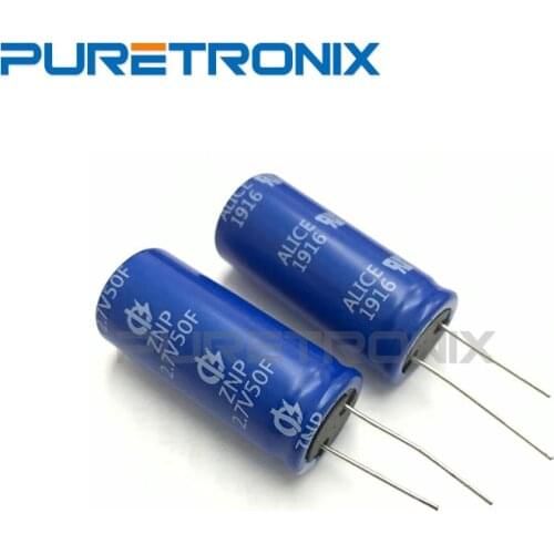 5PCS Ultracapacitors 2.7v 50F capacitors 2.7V50F