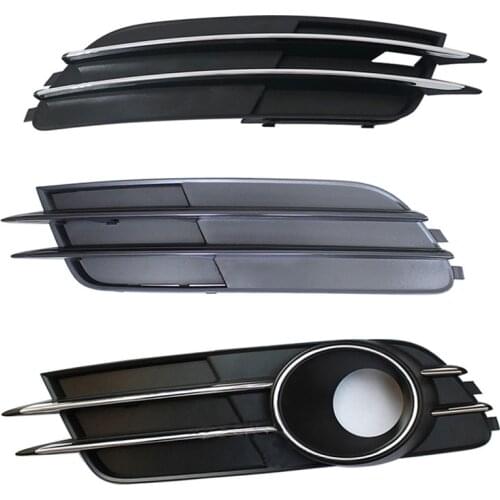 Auto Front Left Right Bumper Fog Light Lamp Grill For Audi A6 C7 2012 2013 2014 2015