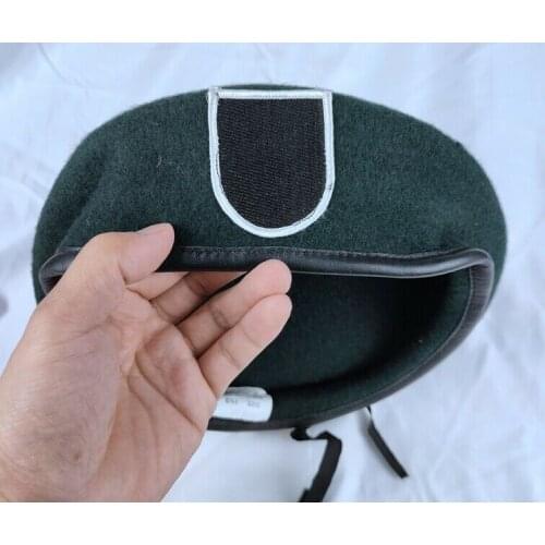 New US ARMY 5TH SPECIAL FORCES GREEN WOOL BERET MILITARY HAT copy Military Cap