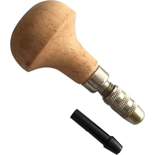 Free Shipping Graver Wood Handle Stone and Diamond Setting Tools Wooden Knob Mushroom Shape Beading Tools Handle 100pcs/lot