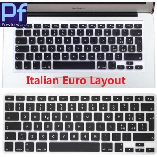Italian Italy Silicone Euro EU Keyboard cover for Apple macbook Air Pro Retina 13 15 17 for mac book laptop Skin