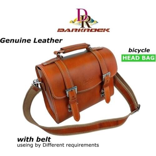 DARKROCK Cow leather Front bag touirng bicycle cycling Equipment