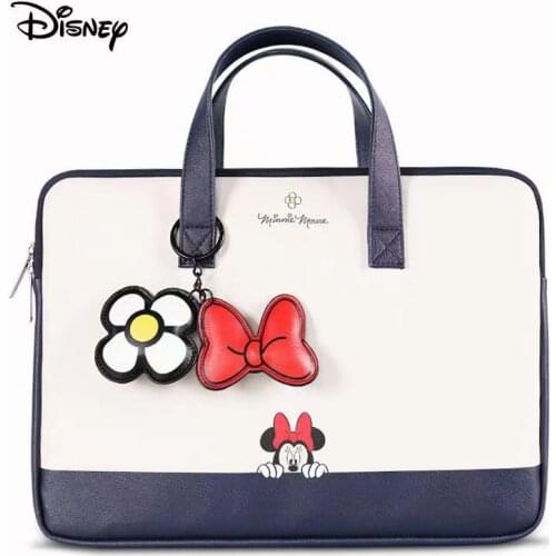 Disney Mickey Mouse Minnie Laptop Bag for Macbook Air Pro 13 14 15.6PU Waterproof Laptop Bag for Dell Acer Asus HP Tote Bag