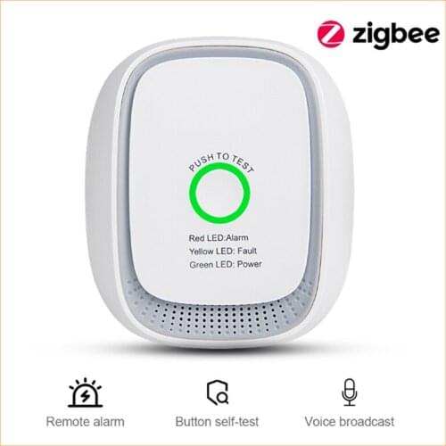 Hot Sales Zigbee HA3.0 LPG Leak Detectors Sensor Safety Device Alarm For Kitchen Gas Detector