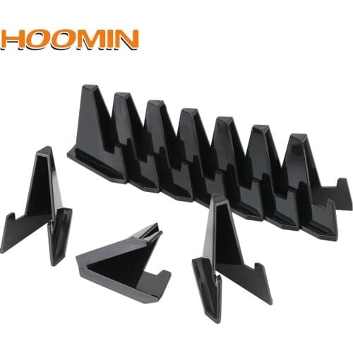 HOOMIN Medal Shelf Mini Coin Display Easel Holder Postcard Display Collection Coin Storage Rack Acrylic Stands 10pcs