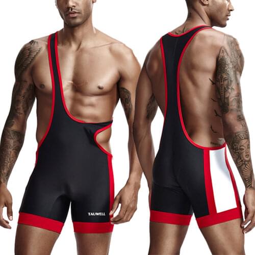 Jumpsuit Men Slimming Wrestling Singlet Cotton Men Bodywear Bodysuit Sexy Gay Men Undershirt Lingerie Underwear Workout Clothes