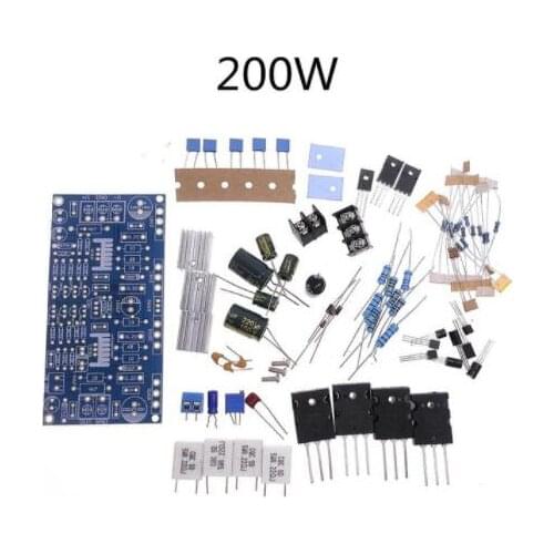 Mono Kit 200W Power Amplifier Board 1943 + 5200 high power rear stage power amplifier board