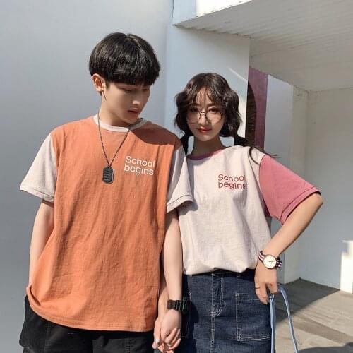 2021 short sleeve new realistic couples wear couples clothes couples clothing