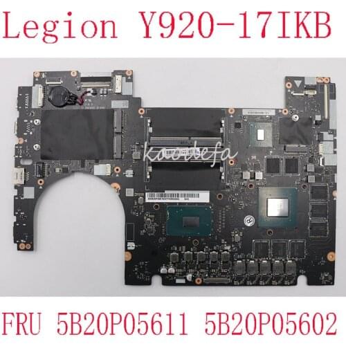 Legion Y920-17IKB Motherboard Mainboard For lenovo Legion Y920-17IKB Laptop 80YW 5B20P05611 5B20P05602 i7-7700HQ GTX 1070 8G