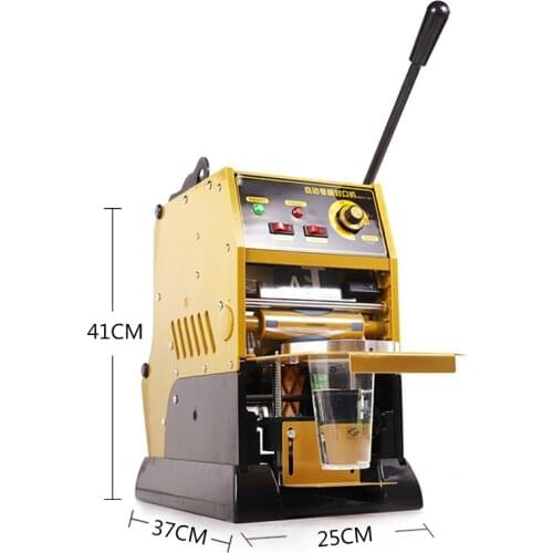 Semi-automatic Sealing Machine 300-400 Cups/hour Commercial 220V50HZ Can Seal Paper/plastic Cups with Height Below 18CM