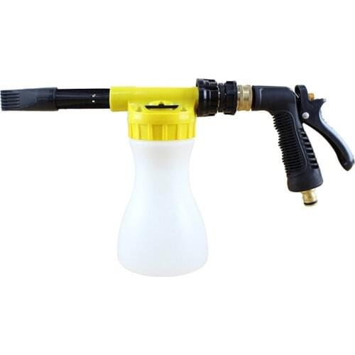 Factory sell directly low pressure adjustable household car wash snow foam lance portable wash car water gun multifunctional