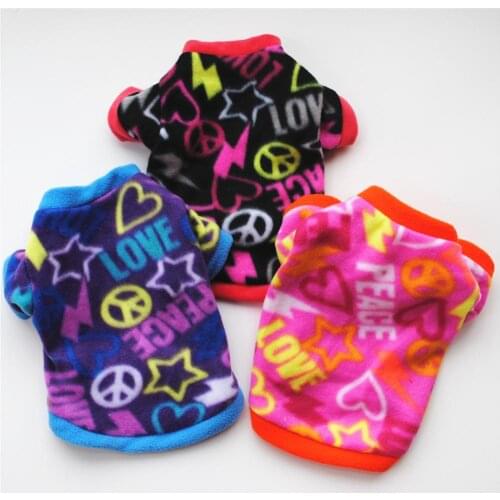 Warm Fleece Pet Dog Clothes Cute Skull Printed Pet Coat Puppy Dogs Shirt Jacket French Bulldog Pullover Camouflage Dog Clothing