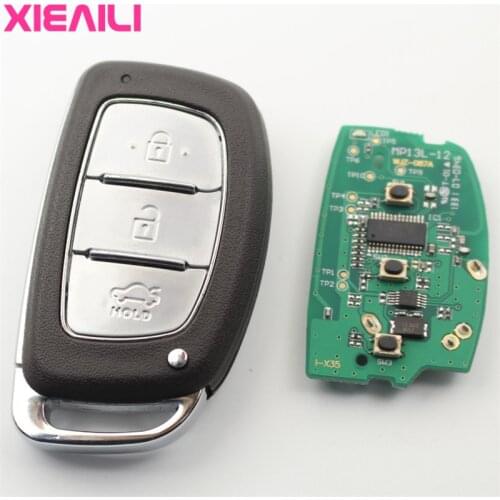 XIEAILI OEM 3Button Keyless Entry Smart Key For Hyundai New IX35 433Mhz With 46Electronic Chip No Battery S441