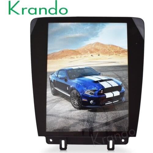 Krando Android 9.0 10.4" Tesla Vertical screen car radio gps navigation for Ford Mustang 2015-2018 multimedia player system wifi