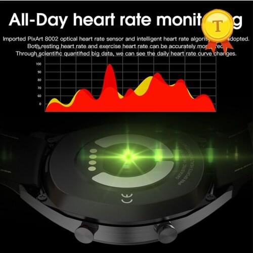 Touch screen Smart Watch ecg ppg blood pressure all day precise Heart rate monitoring Activity Tracker Waterproof Sport watch