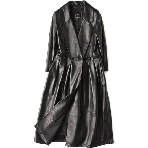 Real Fur Female Genuine Leather Jacket Autumn Winter Women Clothes 2020 Korean Windbreaker Tops Sheepskin Coat ZT4872