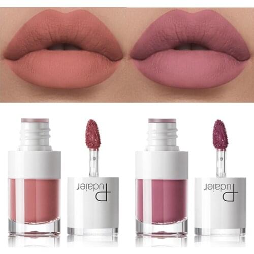 Pudaier Liquid Matte Lipstick Waterproof Red Lip Makeup Tattoo Long Lasting Lip Tint Korean Nude Lipgloss Mat Plumper Lip Gloss