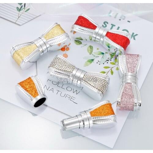 10/30pcs Bowknot Lipstick Tube 12.1mm DIY Lip Balm Tubes Empty Cosmetic Beauty Lip Rouge Refillable Bottle Container