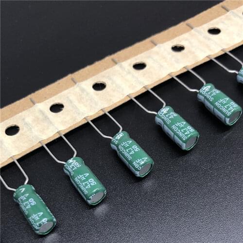 10Pcs/100Pcs 4.7uF 50V SUNCON(SANYO) CZ Series 5x11mm 50V4.7uF Aluminum Electrolytic Capacitor