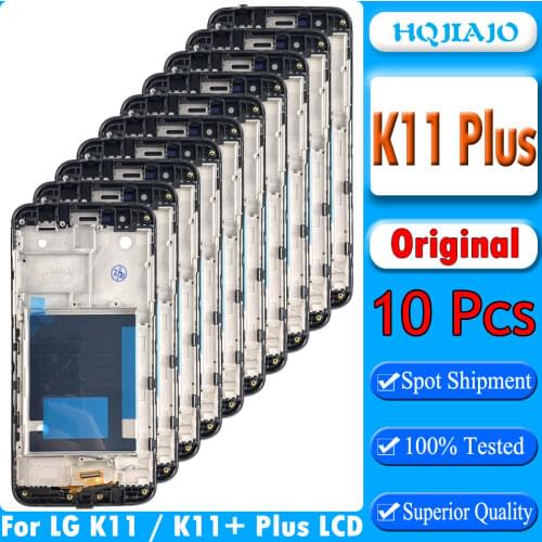 10PCS For LG K11 K11+ X4 / X4+ X410E X410EOW LCD Display Touch Screen Digitizer For LG K11 Plus Assembly LCD
