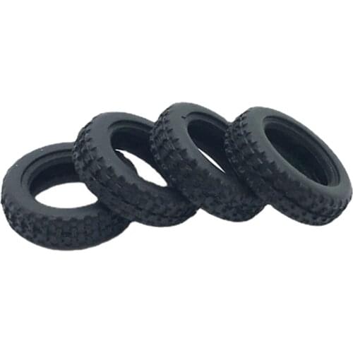 4pcs RC Rubber Tires for WLtoys K989 K999 1/28 Off Road Car Model