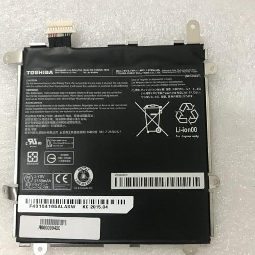 PA5203U-1BRS Laptop battery For Toshiba Excite 10 tablet 14Wh chargeable 3788mAh 3.78v