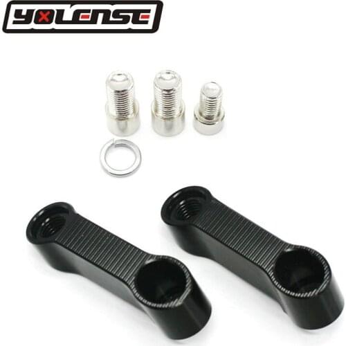 Motorcycle CNC Aluminum Rearview Mirrors Riser Extension Brackets Adapter For Honda CB600F CB650F CB1000R CB1000F CB 600F 650F