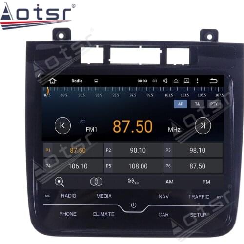 Android 10.0 PX6 For Volkswagen Touareg FL NF 2010 - 2018 Car GPS Navigation Radio Auto Stereo DVD Multimedia Player HeadUnit