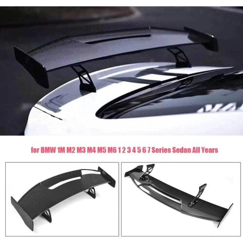 Carbon Fiber Car Racing Rear spoiler Wing Trunk Lip for BMW 1M M2 M3 M4 M5 M6 1 2 3 4 5 6 7 Series Sedan All Years
