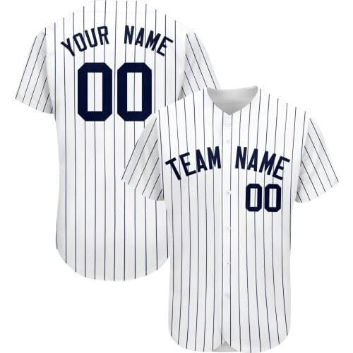 Top Quality Custom Baseball Jersey Sewing Your Name/Number Players Mesh Breathable Quick-dry Streetwear for Boy/Women/Youth