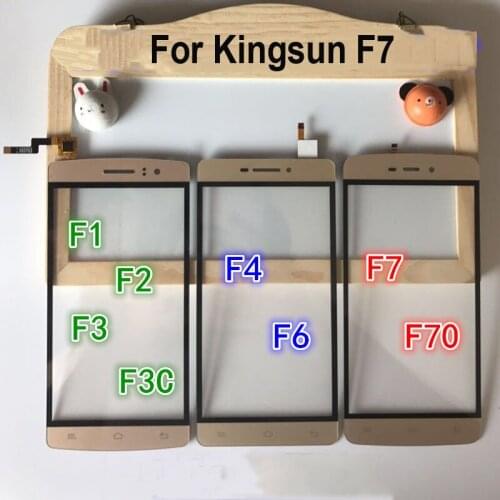 For Kingsun F7 F 7 KingsunF7 Touch Panel Screen Digitizer Glass Sensor Touch With Flex cable