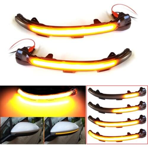 For VW Golf 7 GTI R GTE GTD MK7 MK7.5 2013-2019 Touran Jetta MK7 Side Wing Mirror Indicator LED Dynamic Turn Signal Light