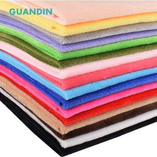 GUANDIN,40x50cm Super Soft Short Plush Fabric,Handmade Cloth For DIY Quilting&Sewing Finger Toy,Cushion Material 1pcs/Lot MR001