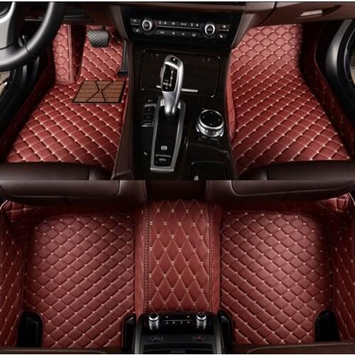 Leather Car floor mat carpet rug for Rolls Royce Phantom Ghost custom fit car all weather floor mat foot mats