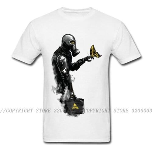 Men TShirt Toxic Future Cool T Shirt Mens Fallout Tees Cotton Round Collar Short Sleeve Family T-shirts Free Shipping Streetwear