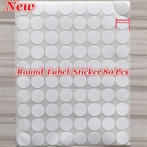 DMC Number Label Sticker 80Pcs/Sheet Diamond Embroidery Accessories DIY Diamond Painting Tools Round Storage Box Storage Bottle