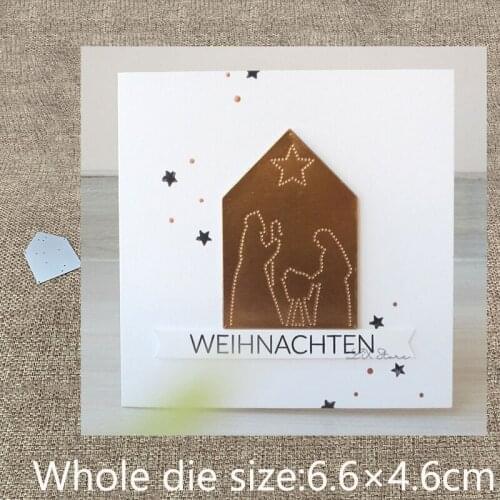 New Design Craft Metal stencil Cutting Dies Prayer frame decoration scrapbook die cuts Album Paper Card Craft Embossing