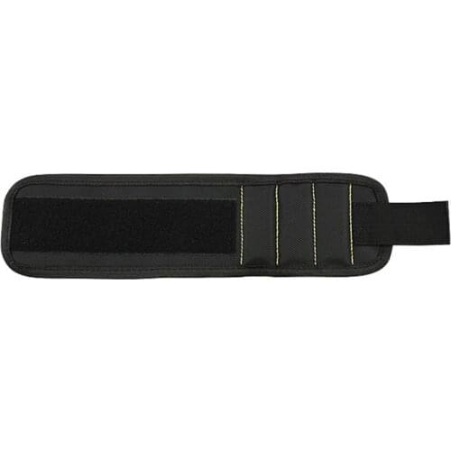 New Portable Magnetic Wristband Tool Bag Magnet Electrician Wrist Tool Belt Screws Nails Drill Bits Bracelet For Repair Tool Bag