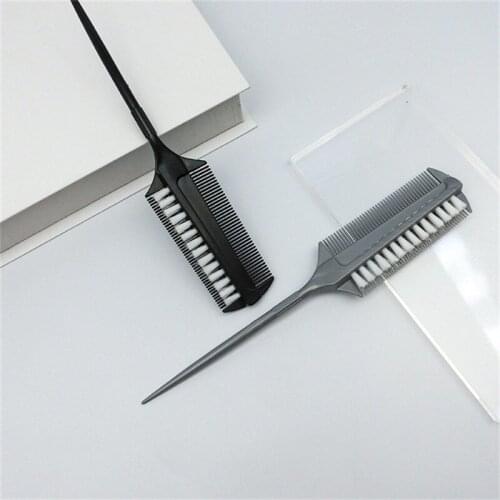 1 Pcs Professional Hair Brushes Comb Teasing Back Combing Hair Brush Slim Line Styling Tools 4 Colors Wholesale