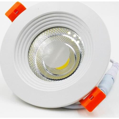 GD 2017 New COB Downlight 7W 10W 12W 15W 20W 30W LED Recessed Downlight AC85-265V 110V 220V 240V Dimmable LED COB Panel Light