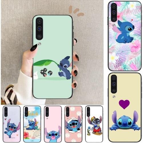 Turo Stitch Jumba Phone cover hull For SamSung Galaxy S8 S9 S10E S20 S21 S5 S30 Plus S20 fe 5G Lite Ultra black soft case