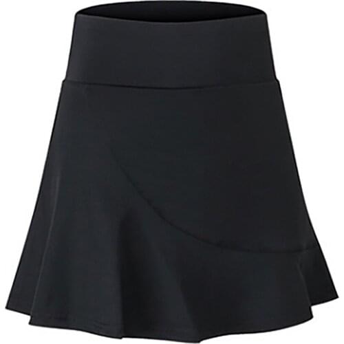 Y02420 Breathable Skort For Women Plain Type Polyester Spandex High Waisted Skirt Shorts Golf Tennis Female Fit In Well Anywhere