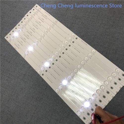 9Pieces/lot FOR Hisense LCD TV backlight strip 42 inch use SVH500A24_5LED_Rev06_140303 LTDN50K220WSEU