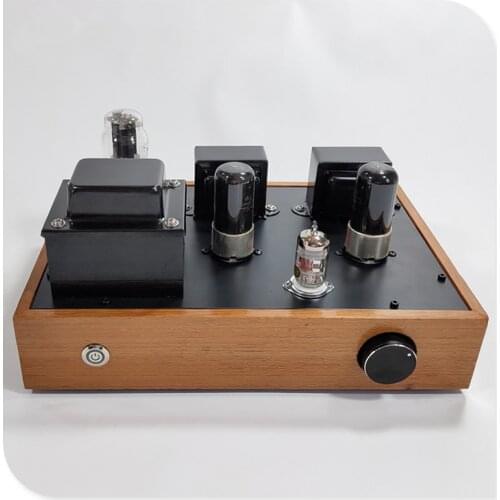 12AX7+6P6P(6V6GT) small power tube amplifier 3.5W*2, frequency response: 20-22Khz (+-1db), input sensitivity: 800mV