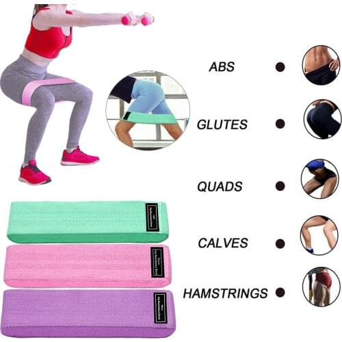 3 Pack Resistance Bands Booty Body Loops Bands Non Slip for Legs and Hip Workout Ring Band Glute Bands for Women