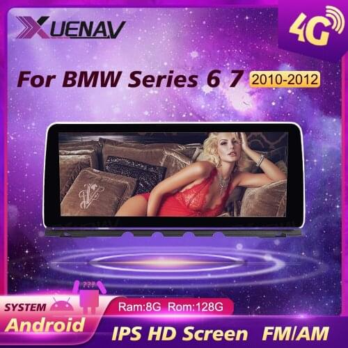 Car GPS Navigation Media Stereo Radio Android For BMW 6 7 series 2010 2011 2012 Carplay Multimedia Player CIC System car Radio