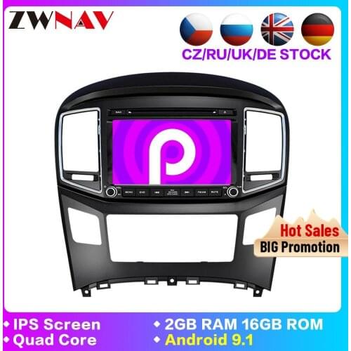 Android 9.1 Car GPS dvd Player For Hyundai H1 Grand Starex 2015+ Car DVD Navi Radio Video Audio Car multimedia Player 2 din MAP