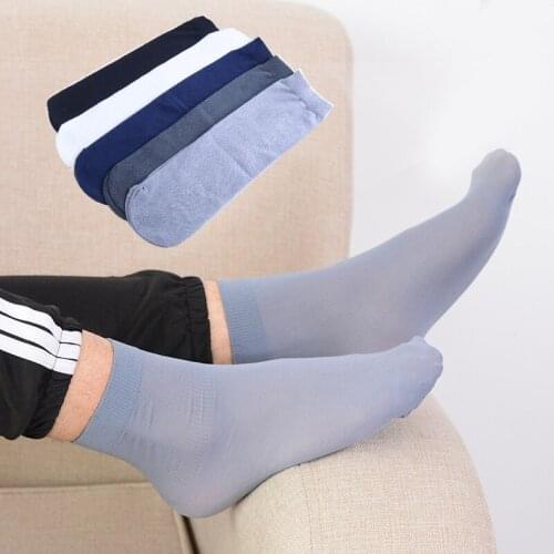 10Pair Ultrathin Transparent Crystal Silk Socks Set for Women Female Elastic Nylon Socks Summer Styles Ankle Socks Short Sokken